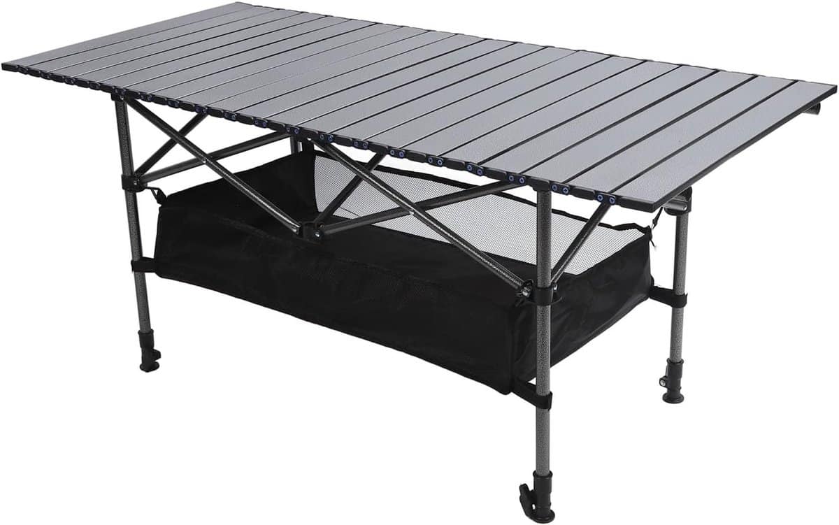 vouwbuittafel klaptafel buitenactiviteiten in hoogte verstelbaar
