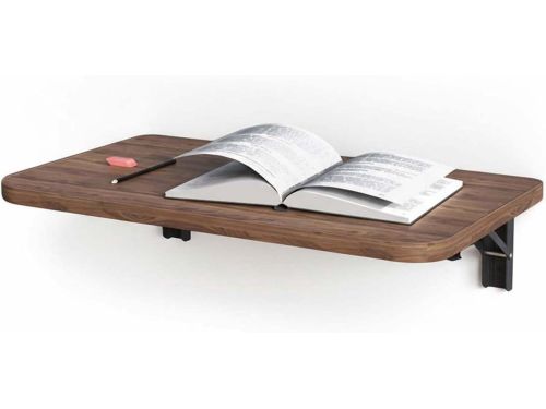 Vouwbureau Wandmontage - Klaptafel Drijvend - Ruimte Besparen - Massief