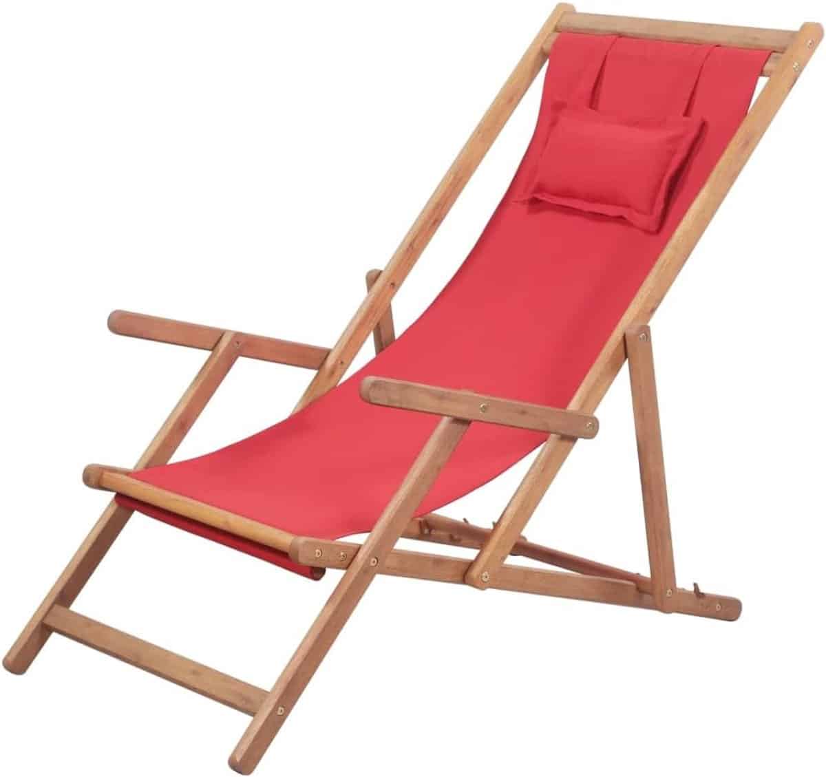 vouwstoel hout strandstoel lounge ontspannen buiten 3