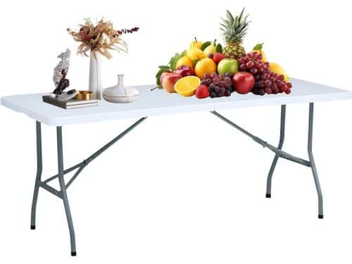Vouwtafel - Klaptafel Bijzettafel - Tijdelijke Evenementen - Stevige Constructie