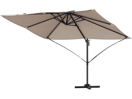 Vrijdraaiende parasol - Zweefparasol tuin - Terras schaduw - Verstelbaar