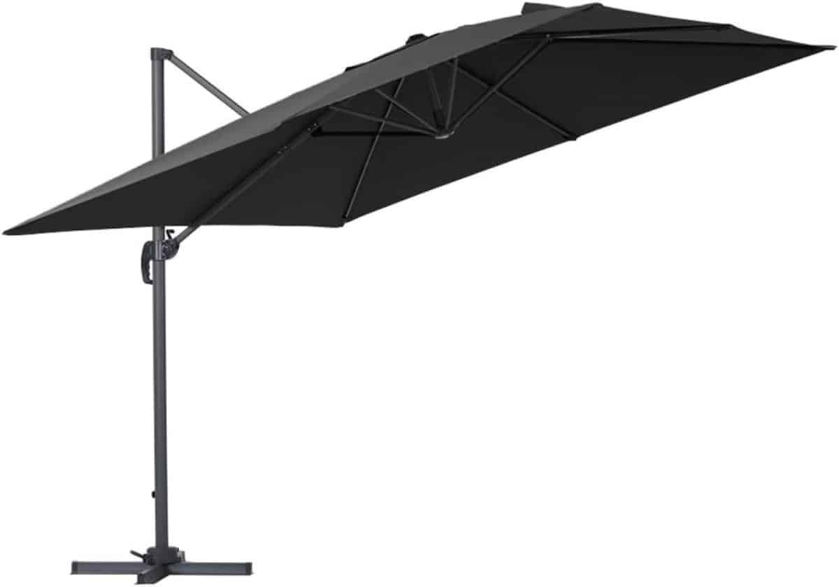 vrijhangende parasol zweefparasol tuin schaduw creëren 360