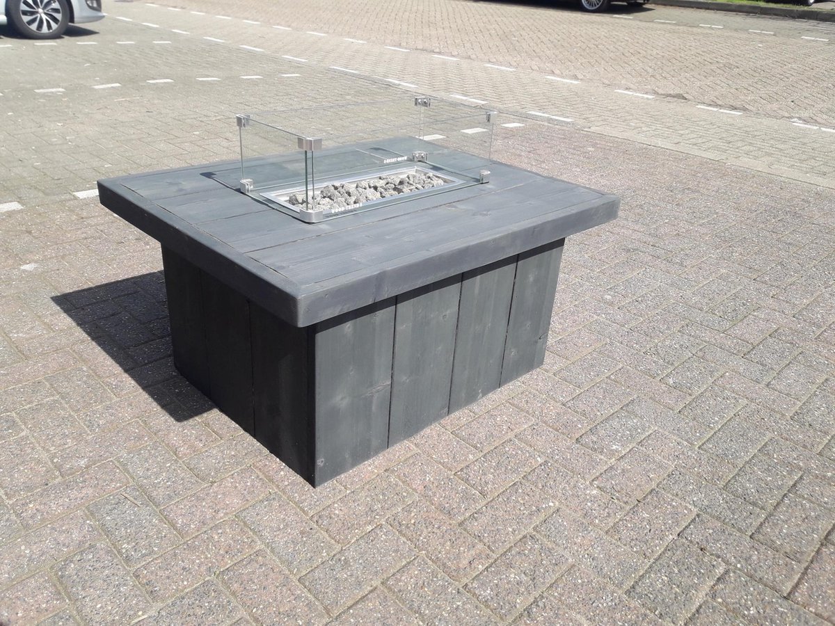vuurtafel tree terrasverwarmer antraciet wash steigerhout 80x100x50cm