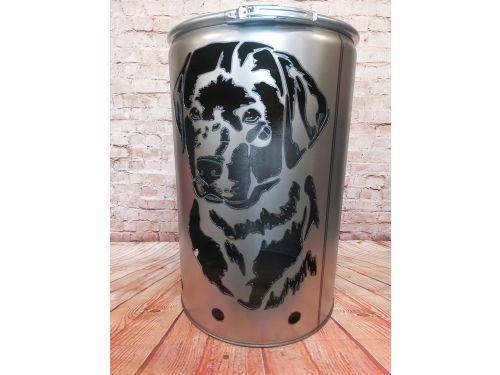 Vuurton Labrador Motief - Buitenhaard Terrashaard - Gezellige Tuinsfeer