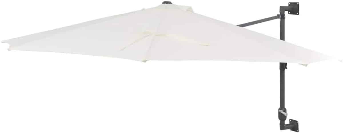 wandparasol zonnescherm buiten terras beschutting kantelbaar ontwerp