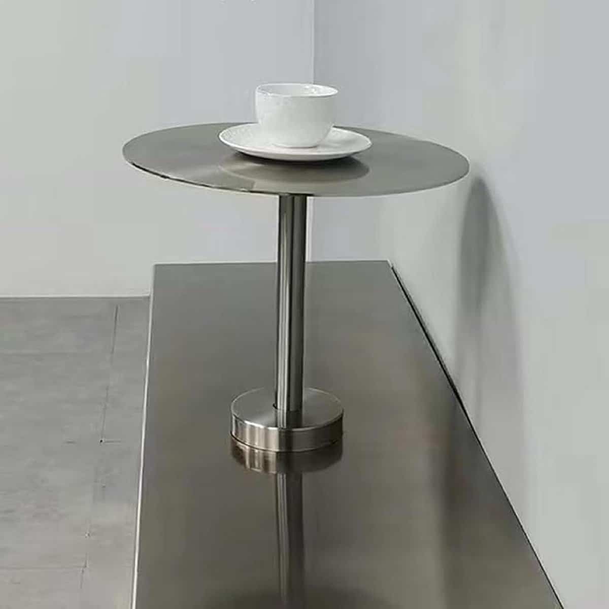 wandtafel rond bijzettafel balkon ruimte besparen stabiele