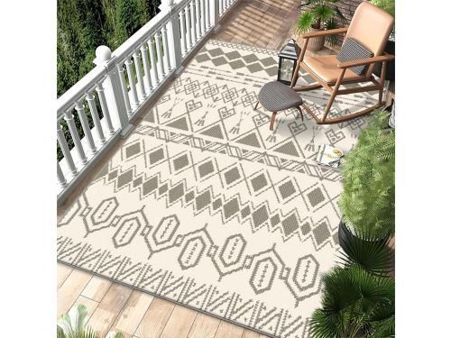 Waterdicht buitenkleed tuinkleed, Kristalfluwelen tegels for patio, draagbaar kampeer