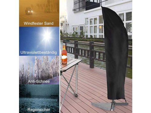 Waterdichte Patio Paraplu Covers met Rits - Parasolhoes Cantilever 210D