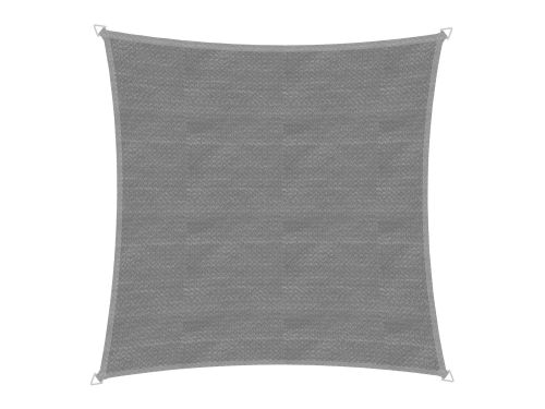 Windhager Schaduwdoek Capri Vierkant Grijs 4x4m