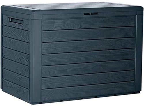 Woodebox 190 liter kunststof antraciet 78 x 43 x 55