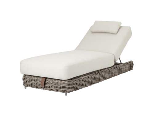 Yate ligbed grijs wicker | soft grey mixed weave kussens