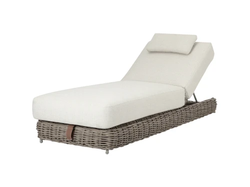 Yate ligbed grijs wicker | soft grey mixed weave kussens