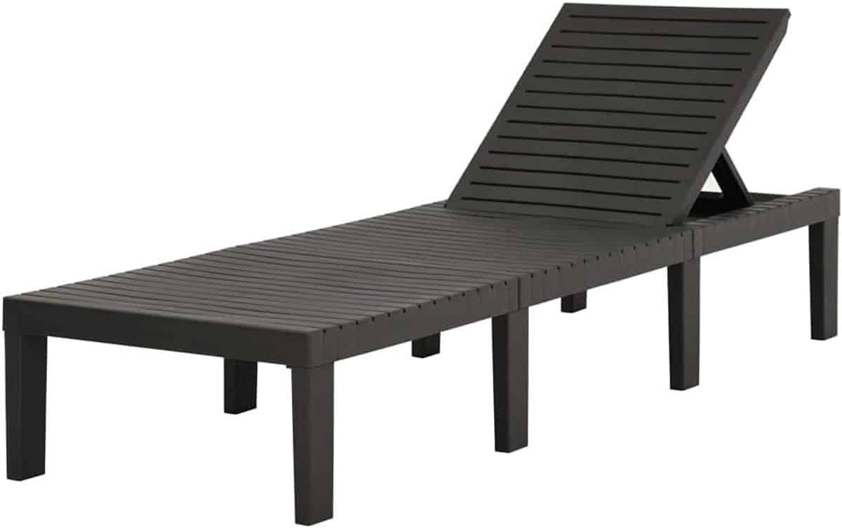 zonnebank tuin loungestoel ligbed ontspannen buiten verstelbare