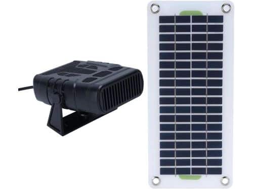 Zonneverwarmer Ventilator - Draagbare Verwarmer - Buiten Verwarmen - Temperatuurcontrole