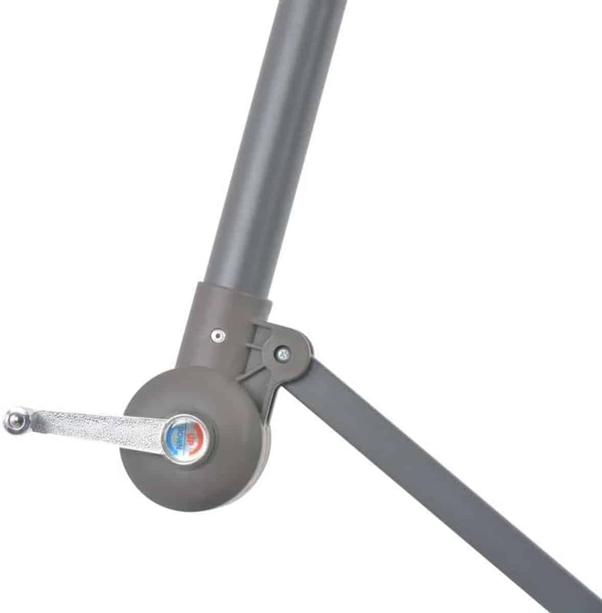 zweefparasol aluminium mast grote tuinparasol terras beschermen