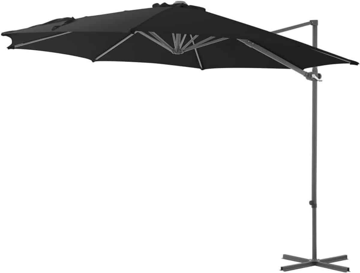 zweefparasol buitenparasol schaduw terras zomer kantelbaar 360