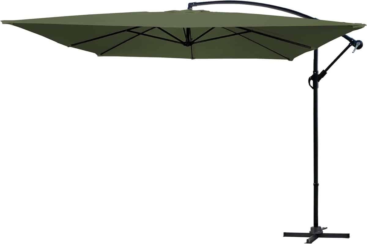zweefparasol buitenparasol tuin terras beschermen waterafstotend doek