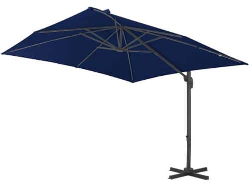 Zweefparasol - Hangend scherm - Terras ontspanning - 360 graden