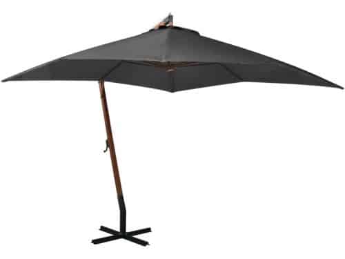 Zweefparasol - Hangende parasol - Terras zonwering - Massief houten