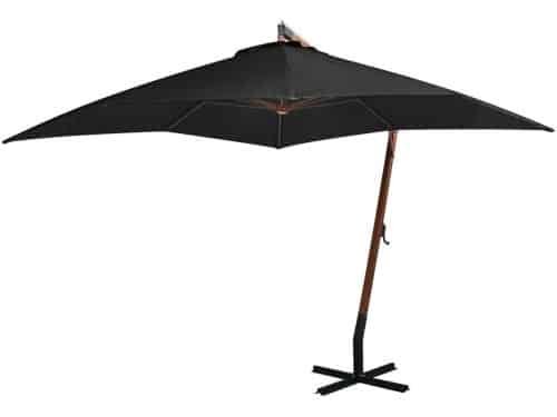 Zweefparasol Hout - Buiten Schaduw - Terras Ontspannen - Vrije