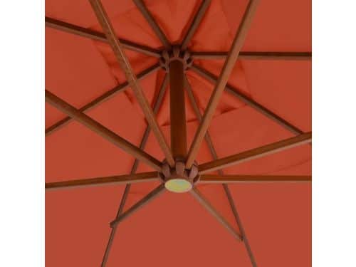 Zweefparasol Houten Mast - Grote Tuinparasol - Terras Ontspannen