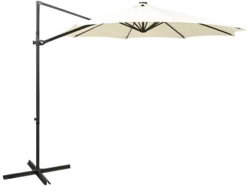 Zweefparasol Met Led - Terrasparasol Buiten - Tuin Zomer