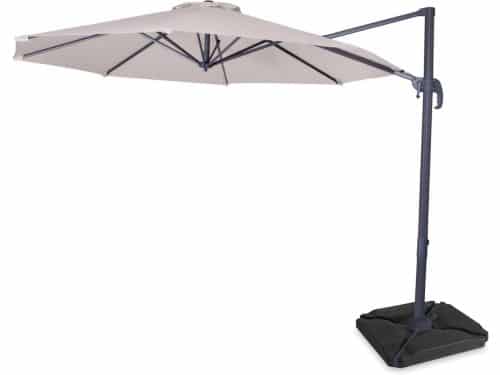 Zweefparasol Rond - Tuinparasol Kantelbaar - Zonwering Buiten - 360