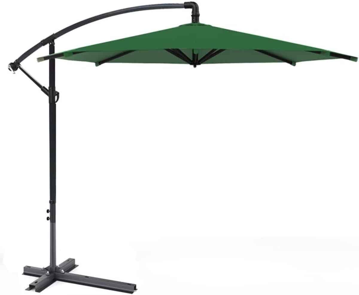zweefparasol terrasparasol buiten schaduw creëren 360 graden