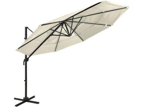 Zweefparasol Tuin - Terras Scherm - Zon Bescherming - 4-laags