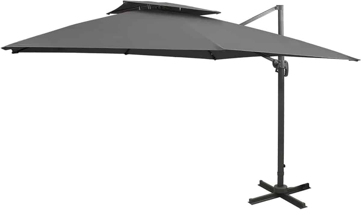 zweefparasol tuinparasol balkonparasol schaduwdoek terras beschermen 360