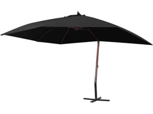 Zweefparasol - Tuinparasol Schaduwdoek - Buiten Ontspannen - Houten Mast