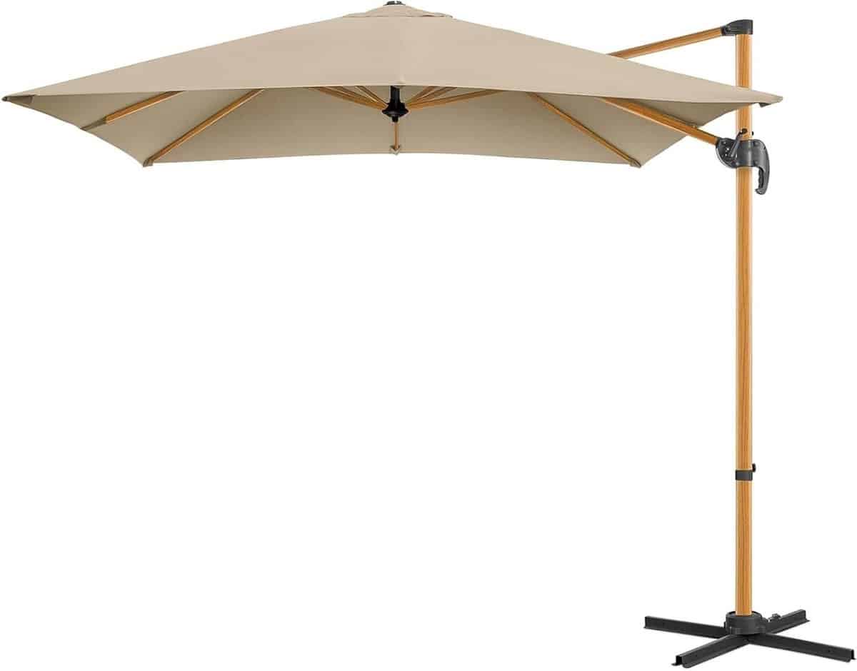 zweefparasol tuinparasol terras schaduw 360 graden draaibaar