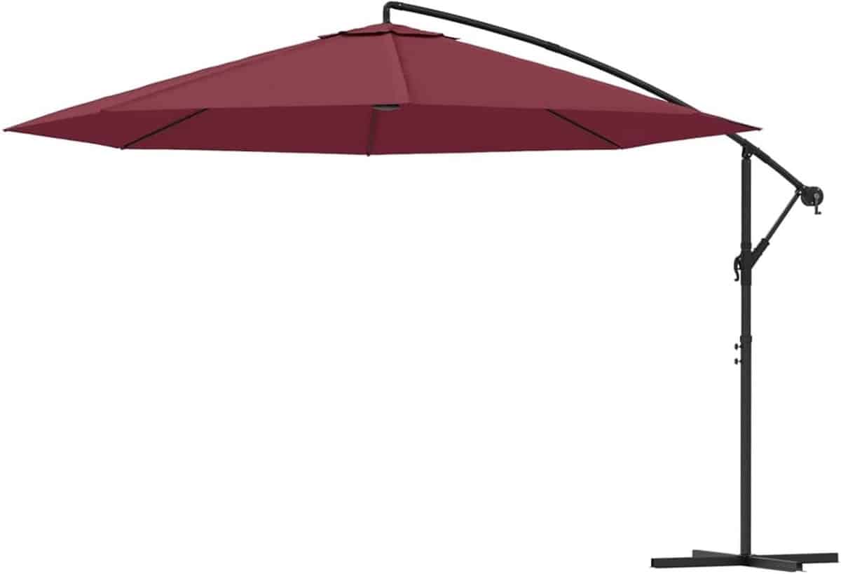 zweefparasol tuinparasol terrasparasol buiten zonnen winddicht ontwerp
