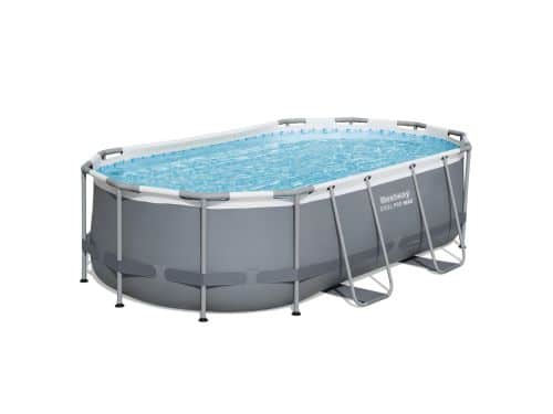 Zwembad steel pro max set ovaal grijs 427 Bestway - Bestway