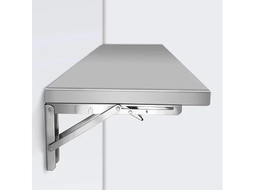 001,90x25cm,Generic RVS opklapbare tafel, aan de muur gemonteerde klaptafel