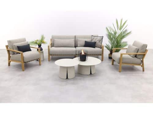 4 Seasons Lucas/Velora stoel-bank loungeset - 5-delig