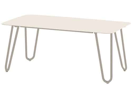 4 Seasons Outdoor Cool lounge tuintafel 110x59x45 cm - wit