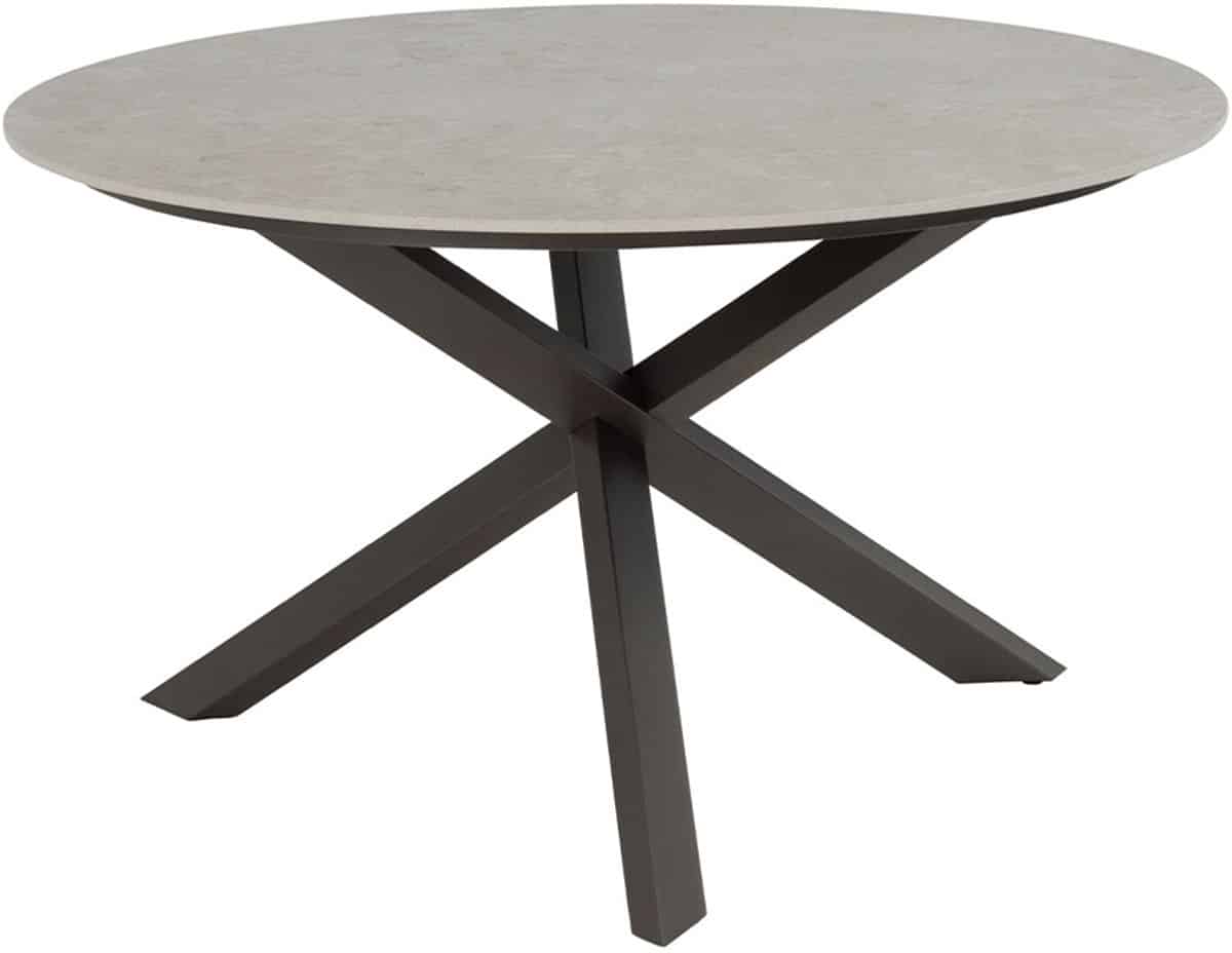 4 seasons prado tuintafel Ø130×75 cm ceramic sabbia terre