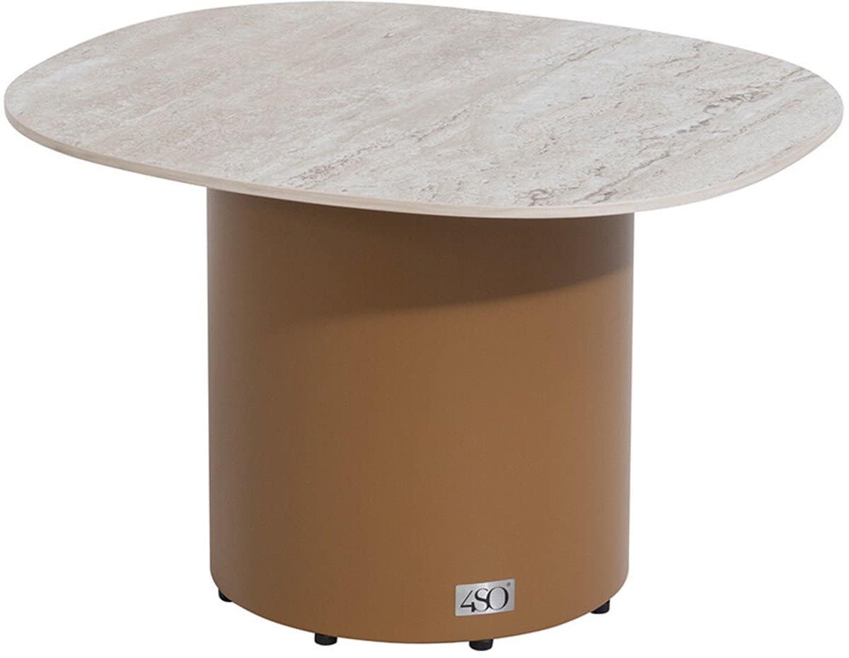 4 seasons sofie loungetafel 50x60x35 cm amber ceramic
