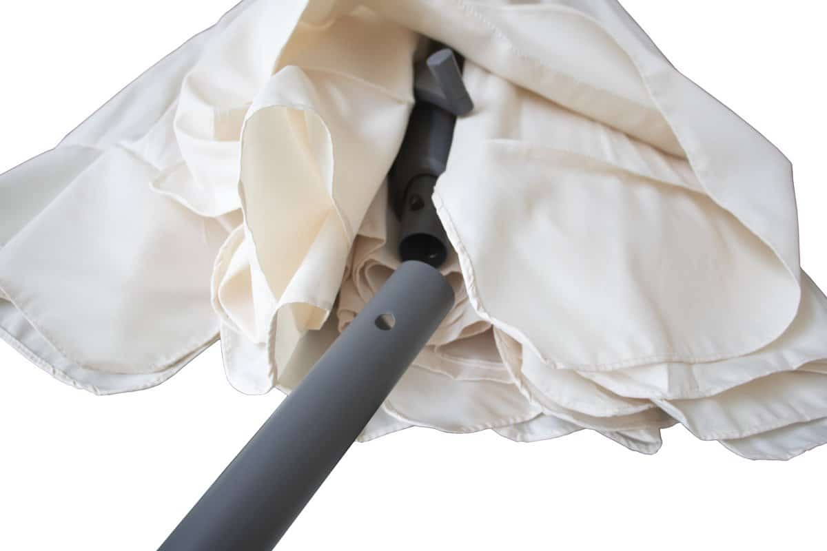 4gardenz® parasol rond 300 cm met volant kantelbaar