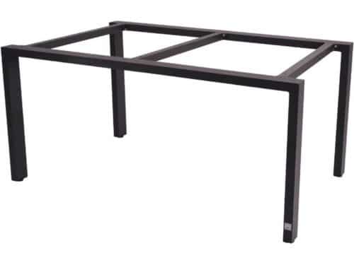4so - Goa Tafelframe Antracite Met Tafelblad Teak 160 x
