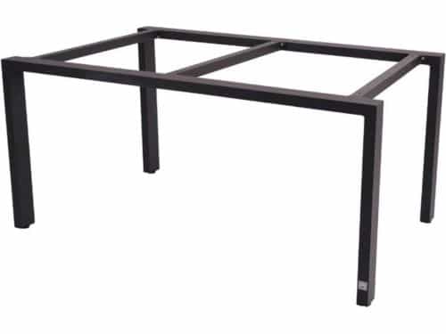 4SO - Goa tafelframe Antracite met tafelblad Teak 160 x