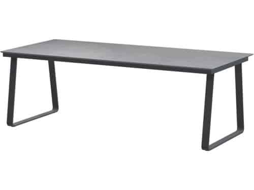 4SO - Konos tafelframe Antracite met HPL tafelblad Light Grey