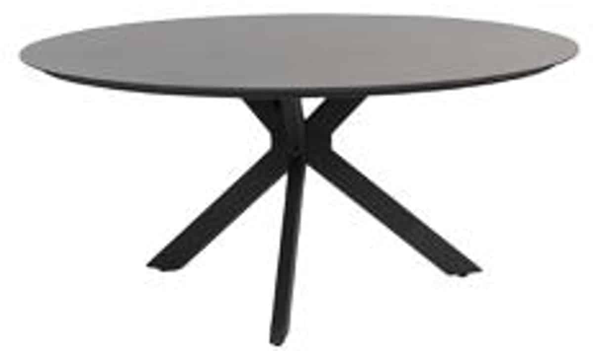 4so locarno dining tafel antraciet hpl slate dia 160
