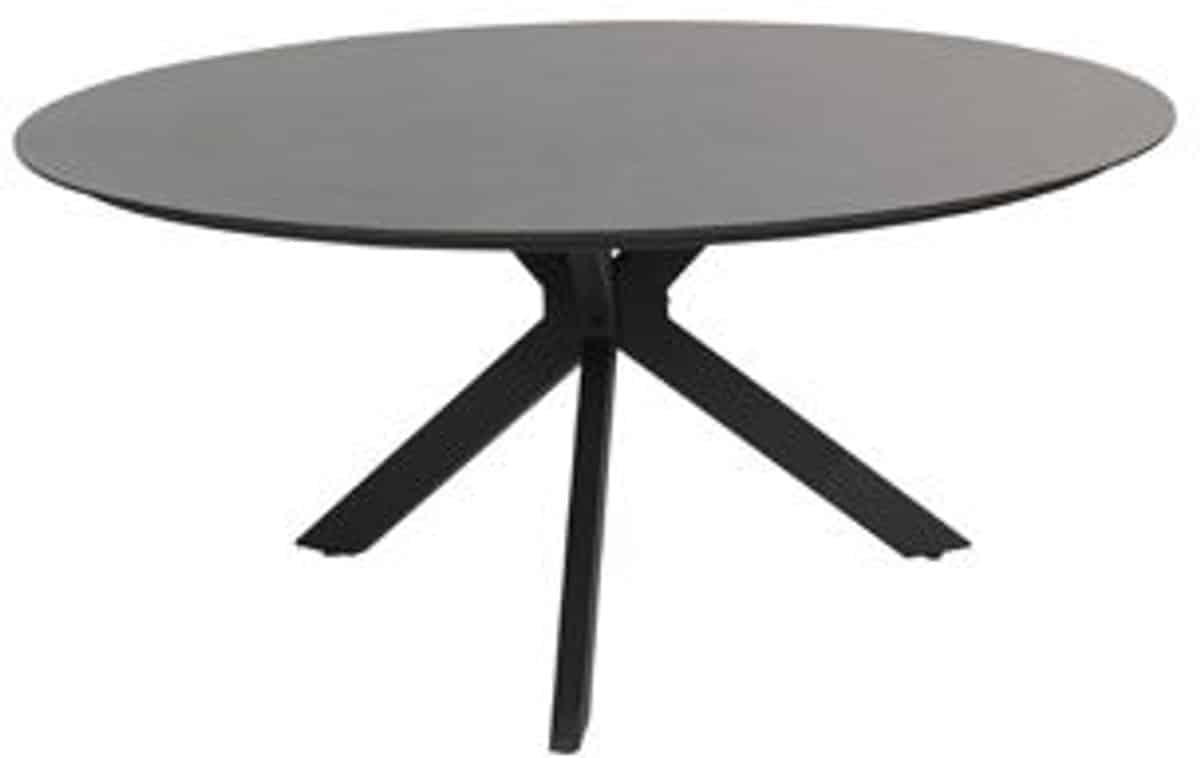 4so locarno dining tafel antraciet hpl slate dia. 160