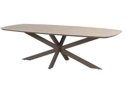 4so - Nevada low dining tafel terre keramiek sabia panna