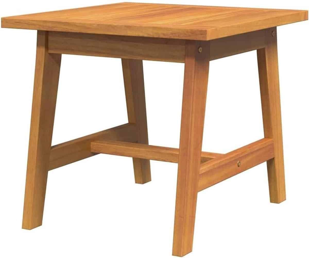 acacia bijzettafel houten tafel buiten gebruik geolied