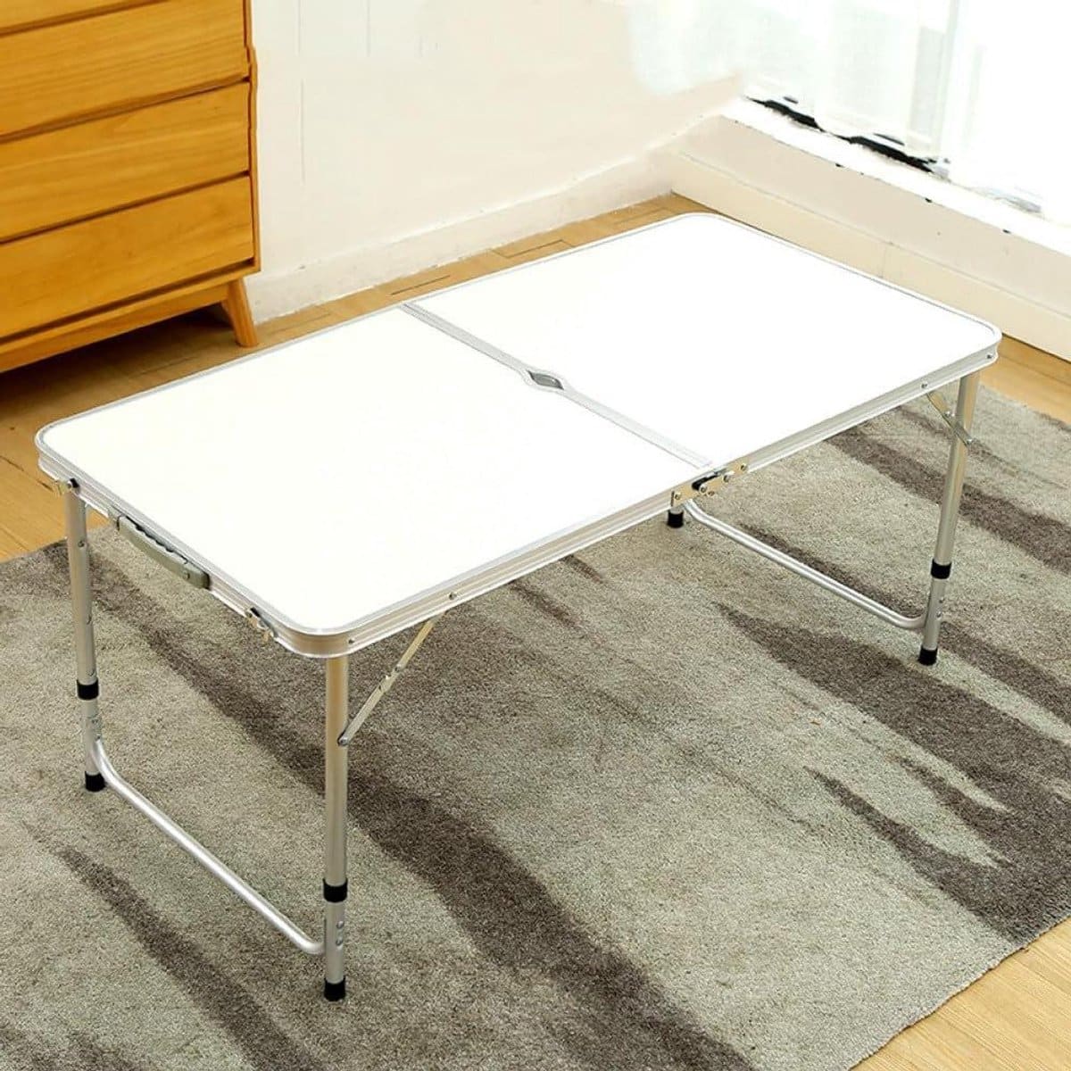 aluminium picknicktafel klaptafel set outdoor kamperen ultralicht