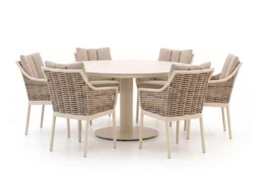 Apple Bee Milou/Melville ø160cm dining tuinset 6-delig - Laagste prijsgarantie!
