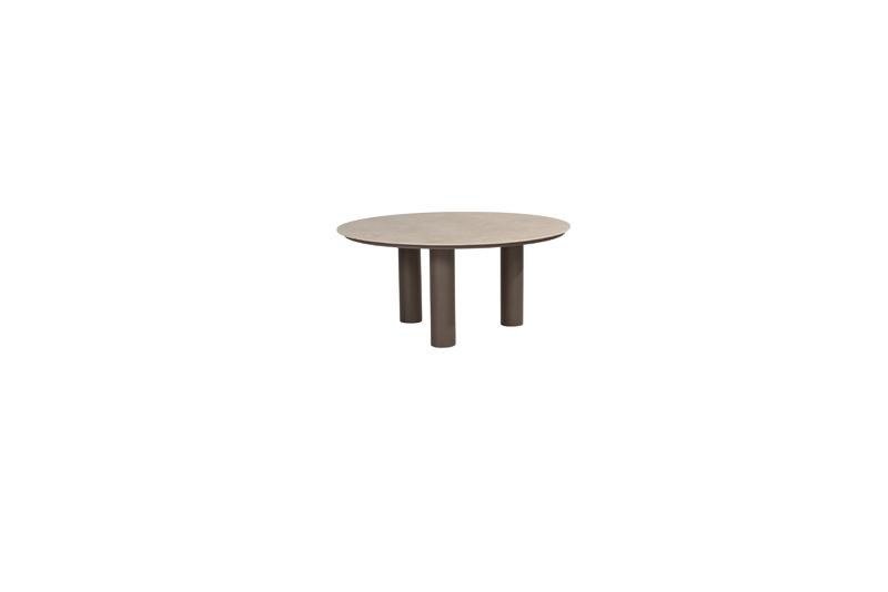 arizona dining tafel terre keramiek sabia panna dia 160 cm 4so 4so